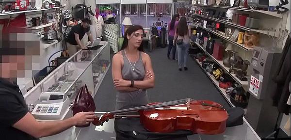  Sexy Brazilian Tries to Pawn a Cello - XXX Pawn